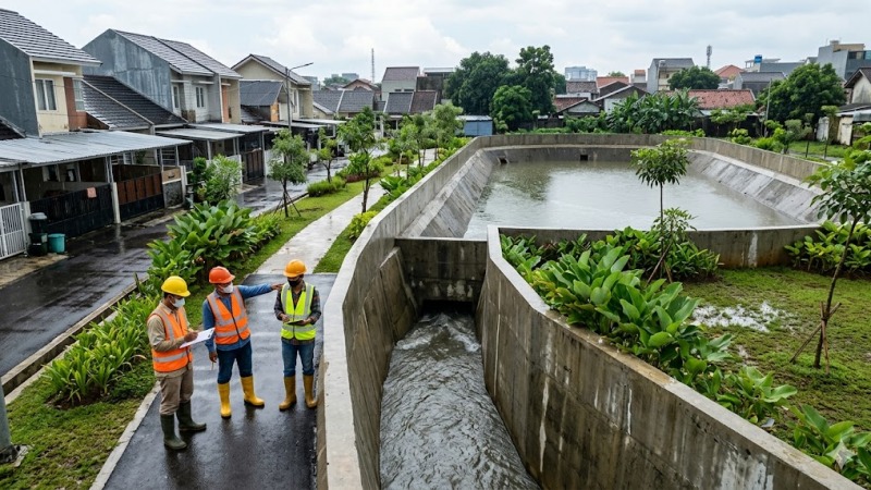 Solusi konstruksi untuk mengurangi risiko banjir di kawasan perkotaan